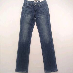NWT Lucky Brand Sweet Mid Rise Straight Jeans Size 4 / 27 Blue Stretch